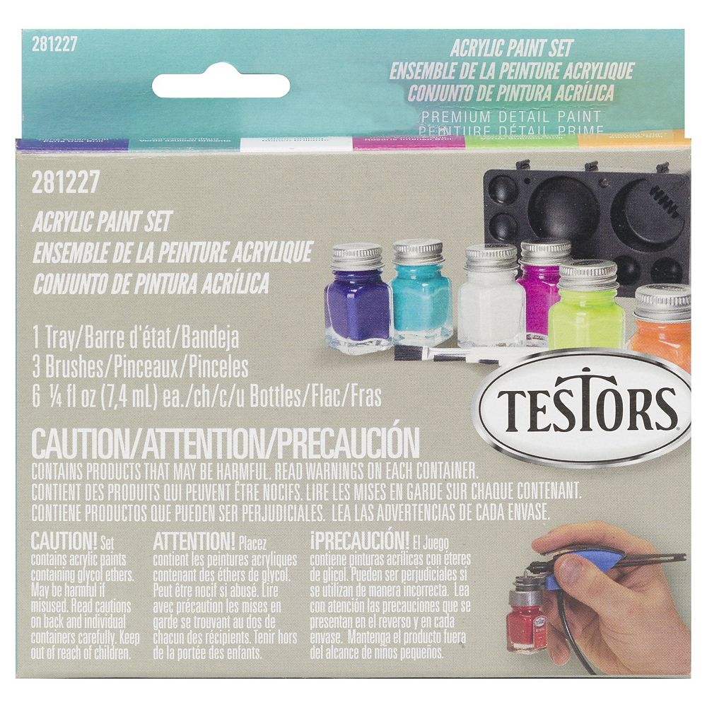 TESTORS 6Piece Paint Set Trend The Home Depot Canada