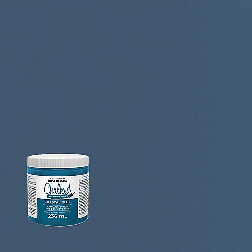 Chalked Ultra Matte Paint in Coastal Blue, 236 mL