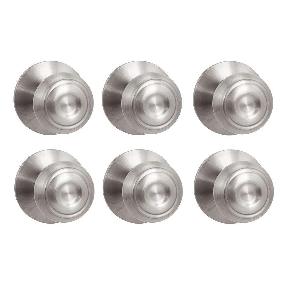Defiant Hartford Hall & Closet Passage Door Knob in Satin Nickel (6