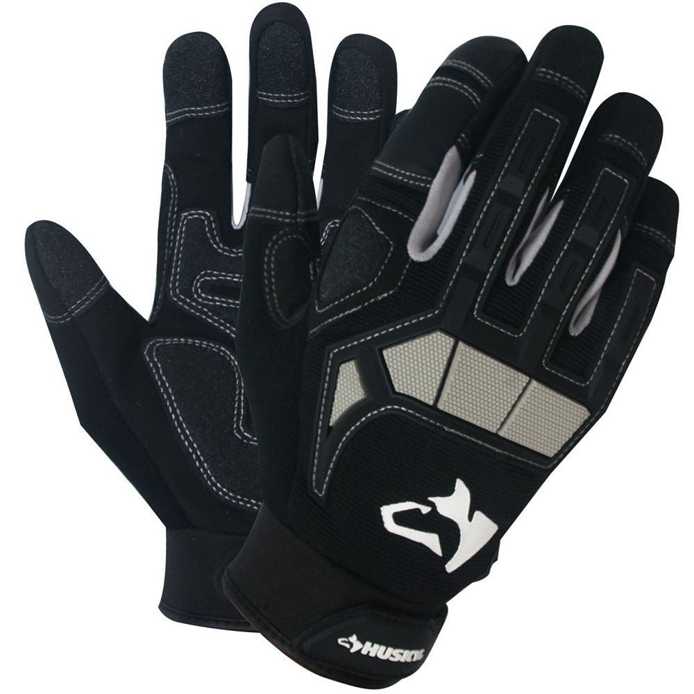 Husky SB HKY Heavy Duty Work Glove XL (3Pack) The Home Depot Canada