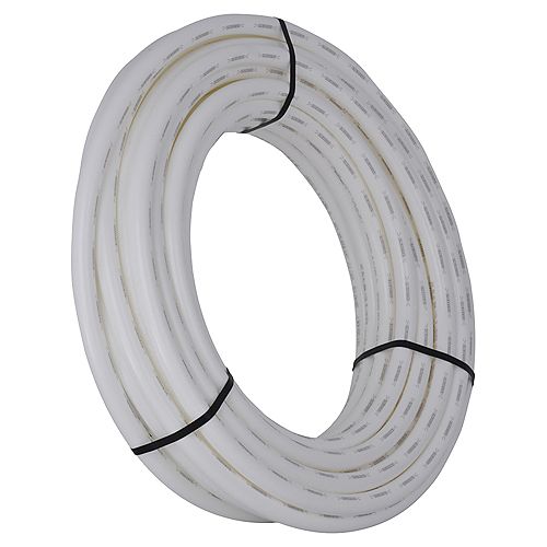 1 Inch x 100 Feet WHITE PEX PIPE