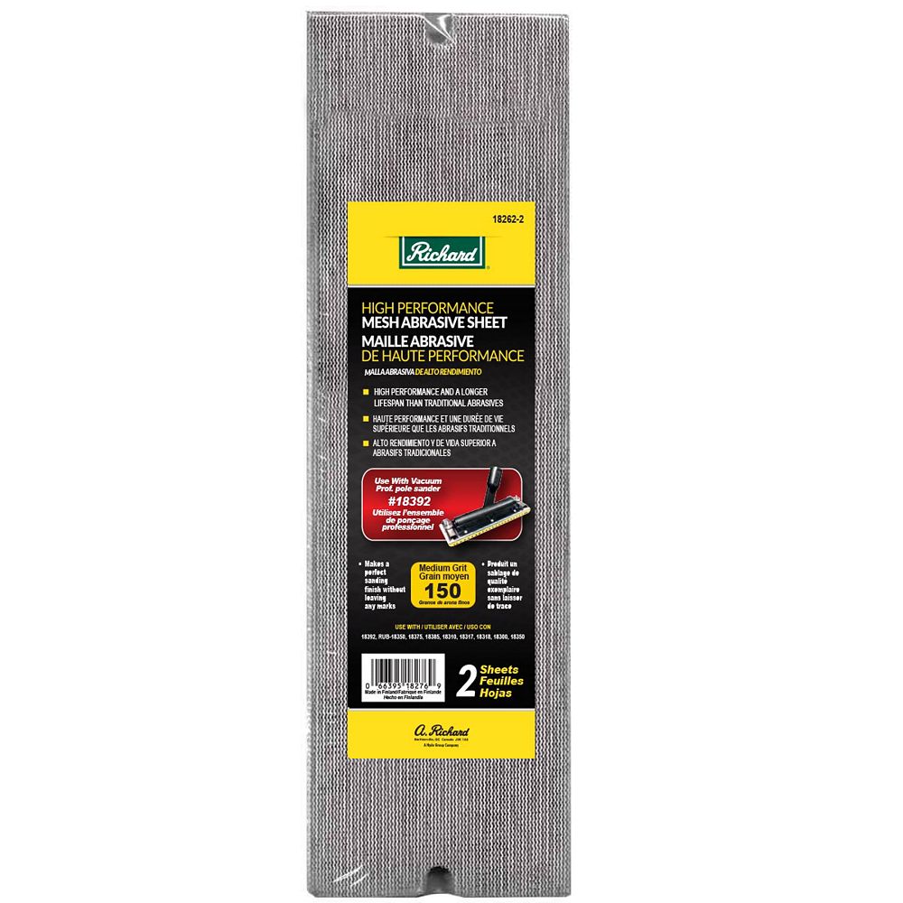 A. Richard Mesh Abrasive Sheet Grit 150 (2Pack) The Home Depot Canada
