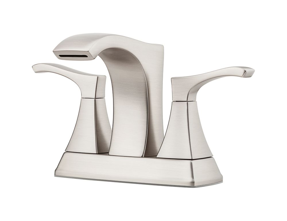 Pfister Venturi Centerset (4-inch) 2-Handle Low Arc Bathroom Faucet In ...