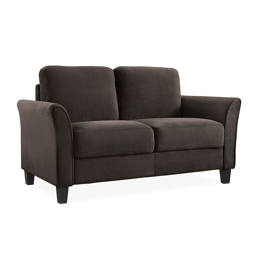 Lifestyle Solutions Kingston Loveseat in Brown | The Home ...