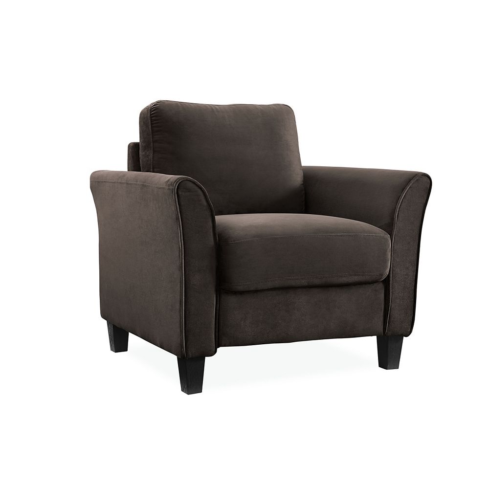Lifestyle Solutions Kingston Contemporary Club Microfibre Accent Chair