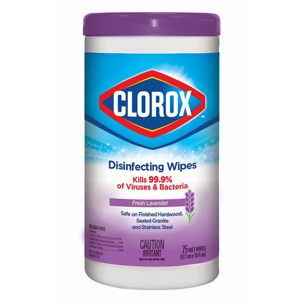 Clorox Clorox Wipes Disinfecting, Lavender Fresh, 75 Count | The Home ...