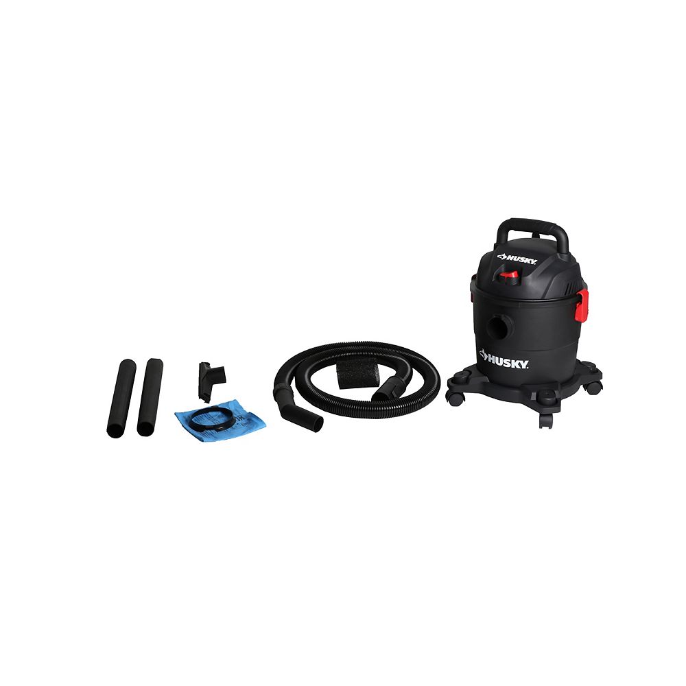 Husky 4Gal Portable Poly Wet/Dry Vacuum The Home Depot Canada