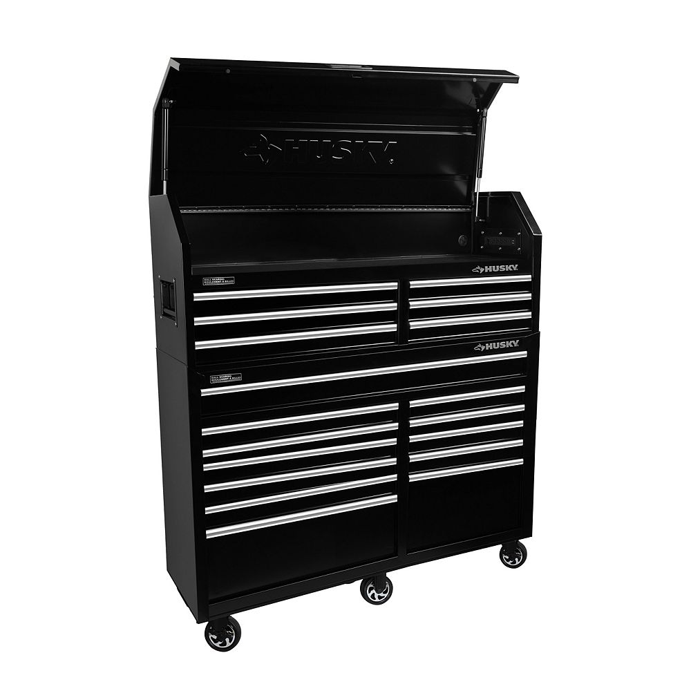 Husky 60inch 18Drawer Mobile Tool Storage Chest and Set in