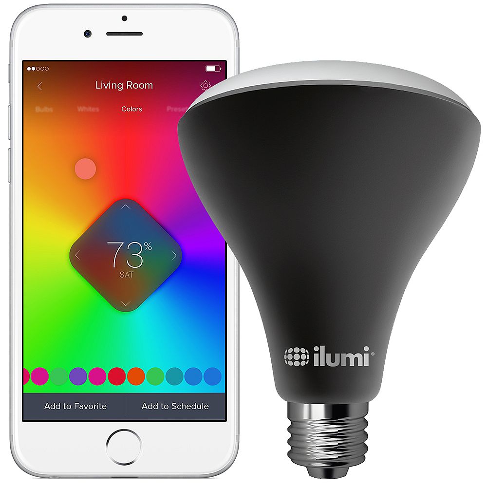 Ilumi Outdoor Bluetooth Smart Led Br30, Led Outdoor Flood Light Bulbs Home Depot