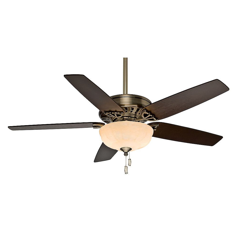 Casablanca Concentra Gallery 54inch Indoor Antique Brass Ceiling Fan