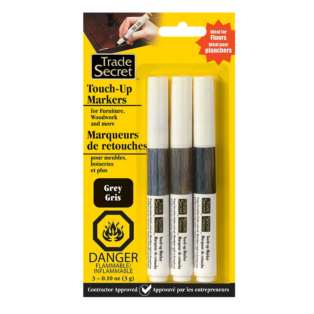 Trade Secret Trio Touch Up Markers, Laminate Flooring Touch Up Stick