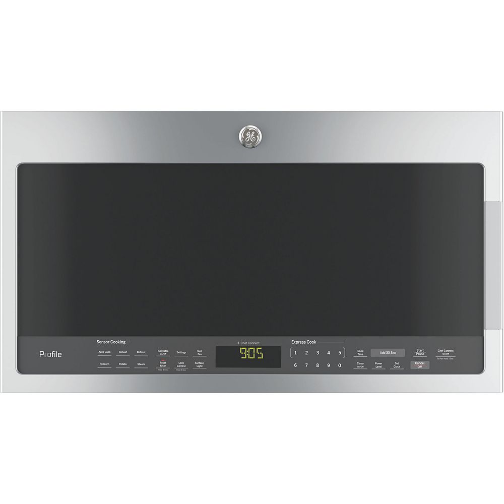 GE Profile 30-inch 2.1 cu. ft. Over the Range Microwave in Stainless