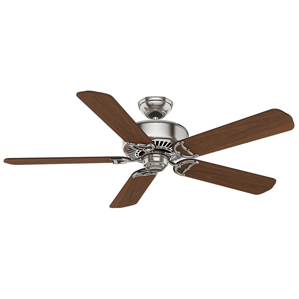 Casablanca Panama Dc 54 Inch Indoor Brushed Nickel Ceiling Fan With Remote The Home Depot Canada