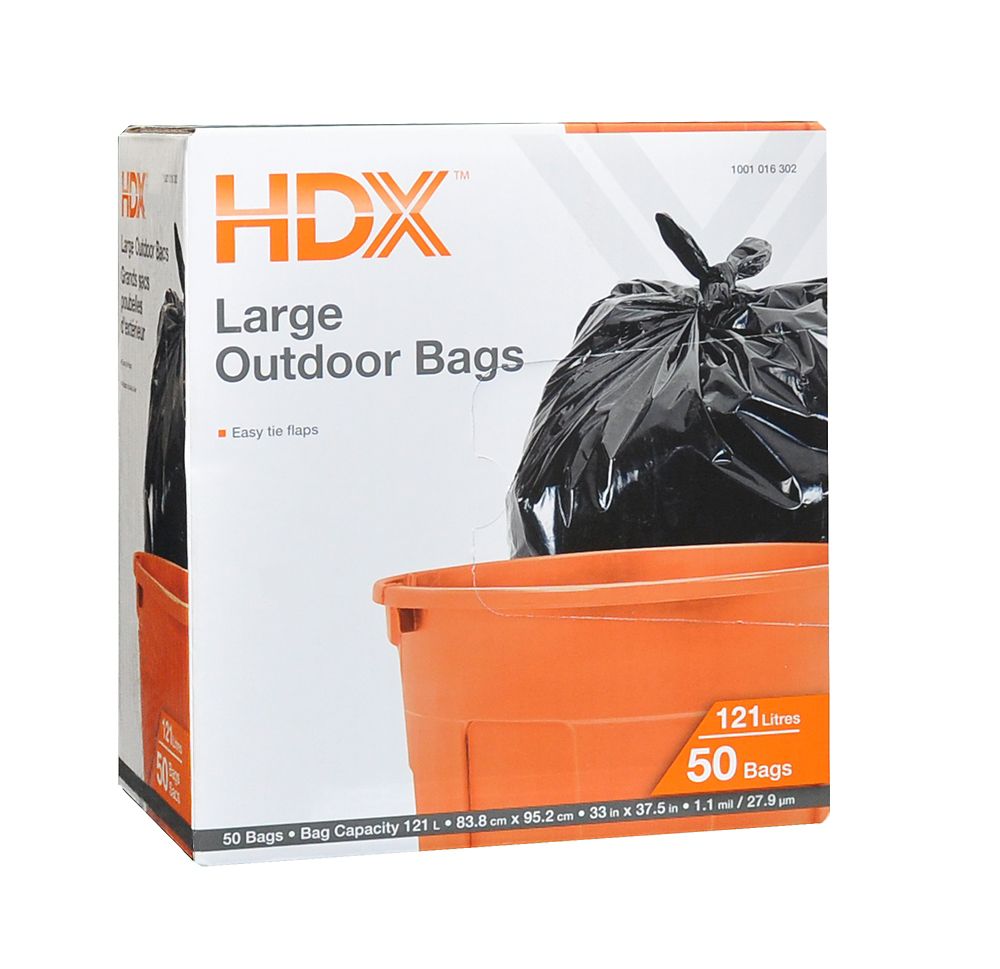 hdx garbage bags