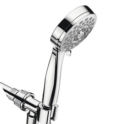 Eos 3-Spray 3.8-inch Single Wall Mount Handheld Shower Head in Chrome