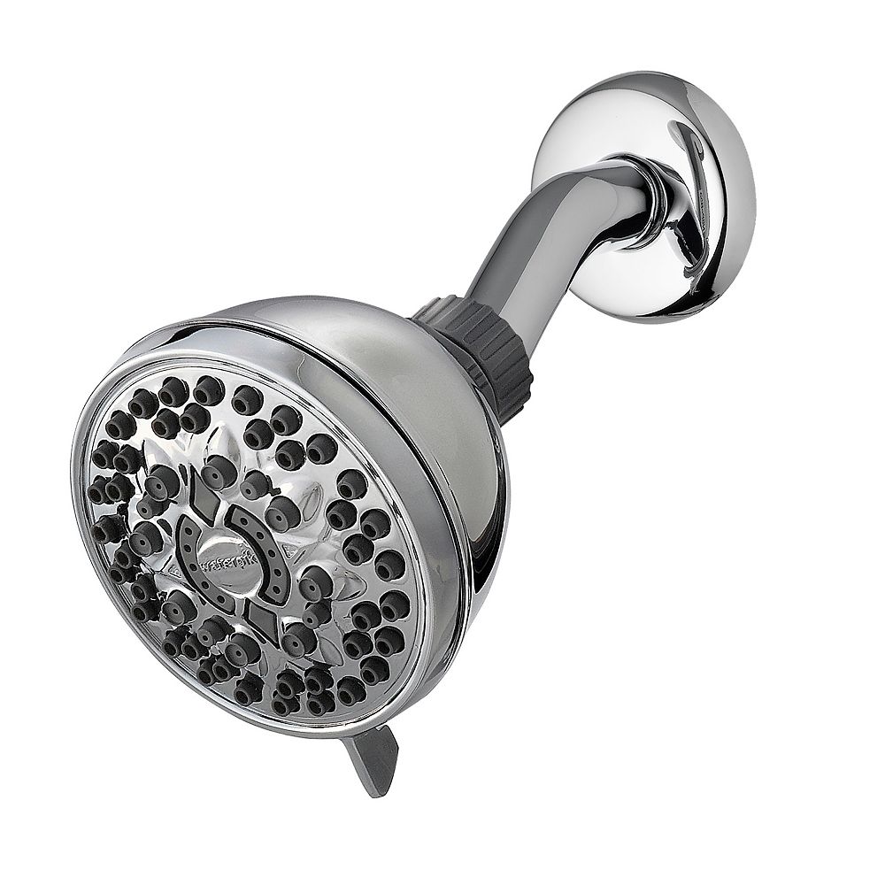 Waterpik PowerSpray 6Spray Fixed Mount Shower Head in Chrome The