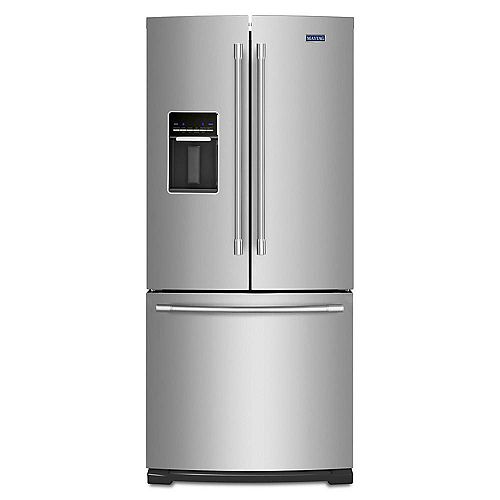 30-inch W 20 cu. ft. French Door Refrigerator in Fingerprint Resistant Stainless Steel