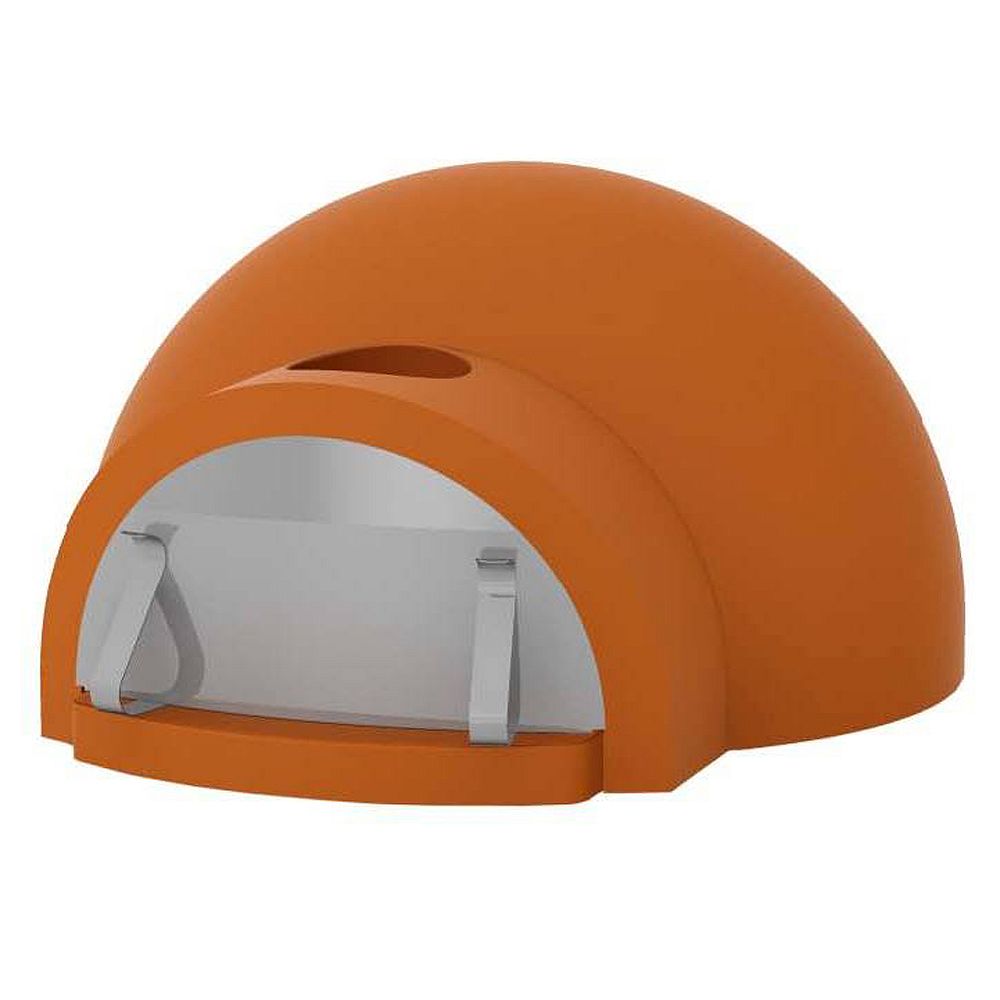 Alfa Pizza Dome & Hearth Wood Burning Outdoor Pizza Oven in Orange