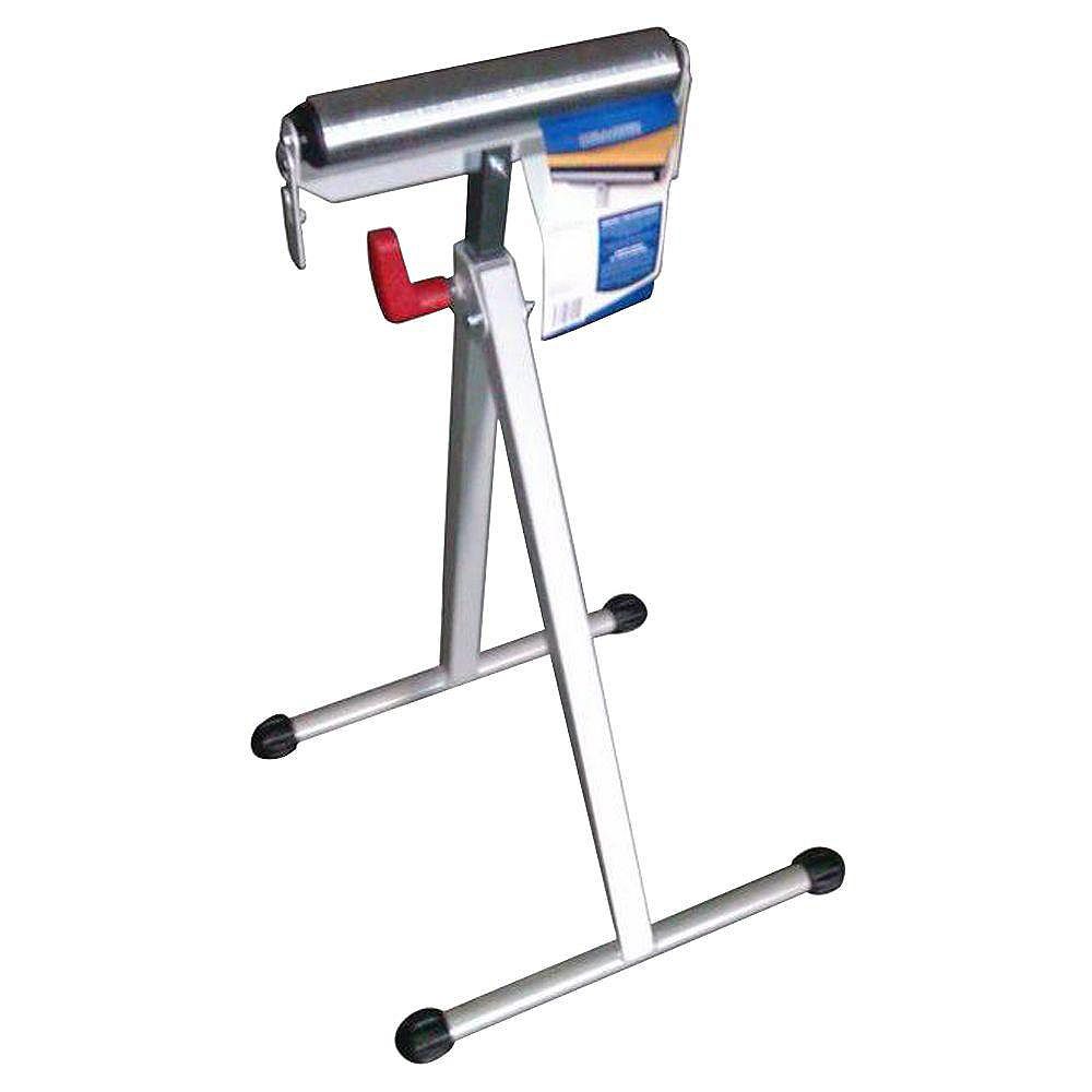 HDX 43inch Steel Roller Stand with Edge Guide The Home Depot Canada