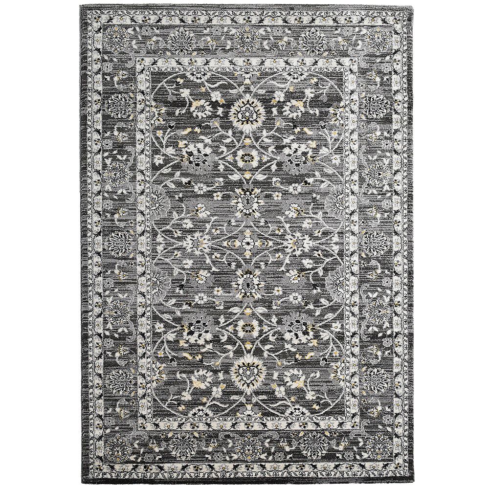 Lanart Rug Timeless Grey 8 ft. x 10 ft. Indoor Transitional Rectangular