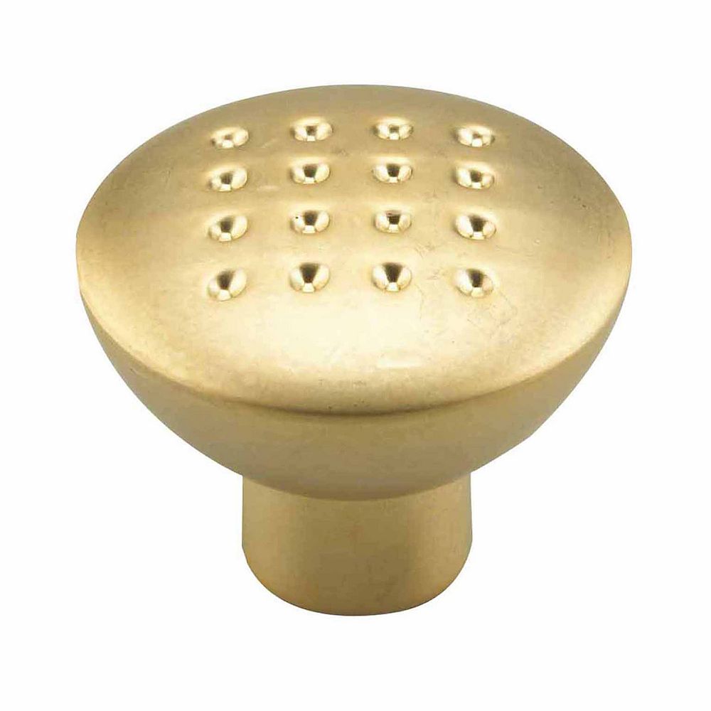 Richelieu 1 11/16 in (34 mm) Satin Gold Contemporary Knob The
