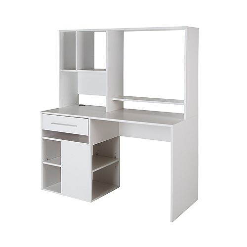 Annexe 47.75-inch x 57-inch x 22.25-inch Standard Workstation in White