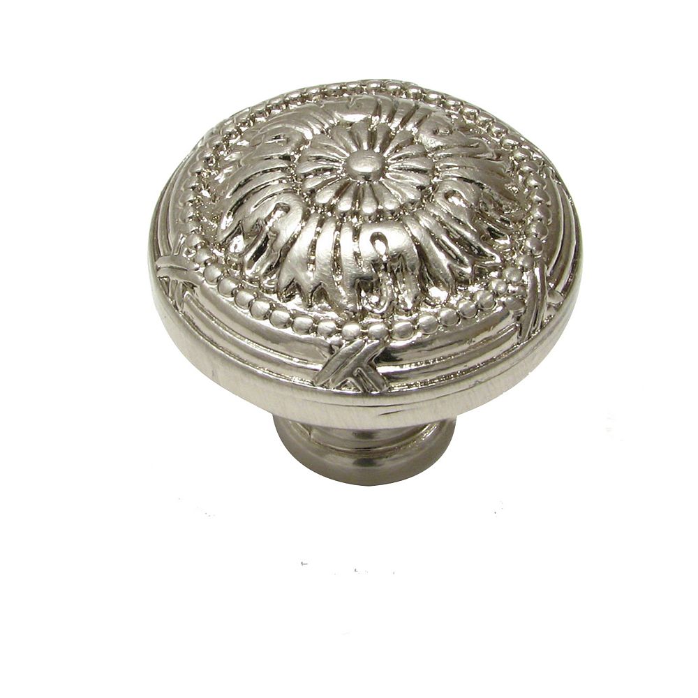 Richelieu Châteauguay Collection 1 14 In 32 Mm Brushed Nickel Traditional Cabinet Knob The 6987