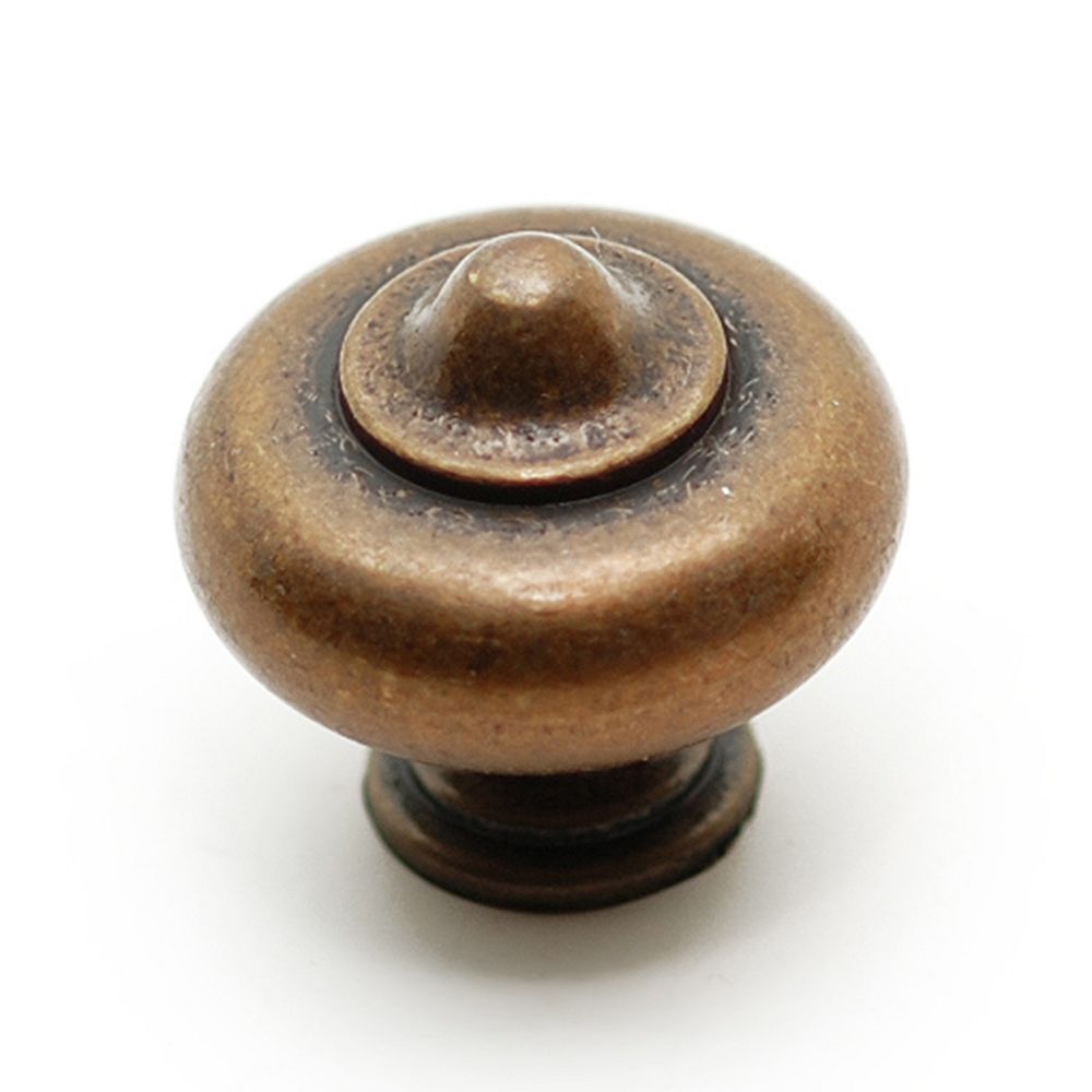 Richelieu 1 14 In 32 Mm Burnished Brass Traditional Cabinet Knob The Home Depot Canada 2790