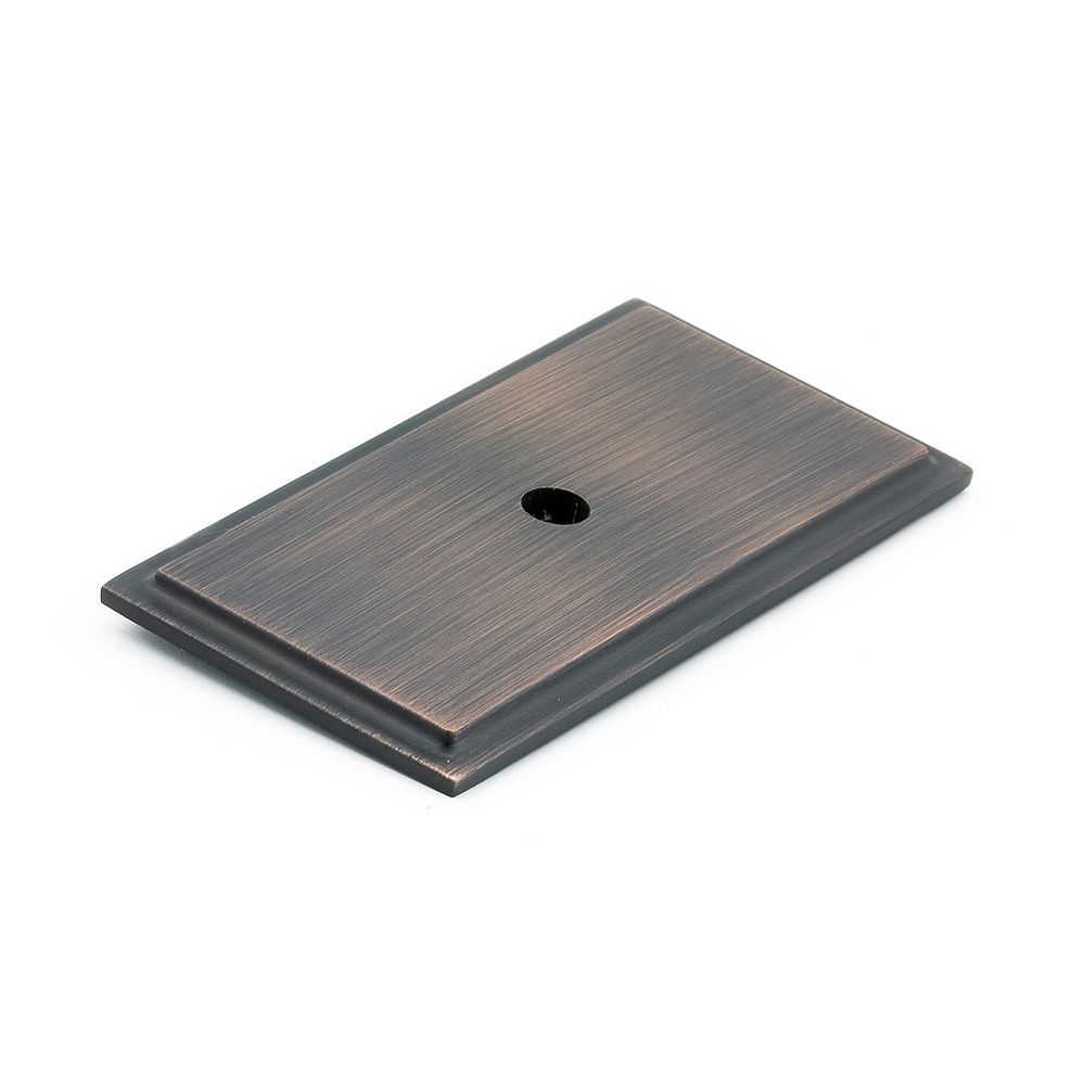 Richelieu Transitional Metal Backplate for Knob OilRubbed Bronze