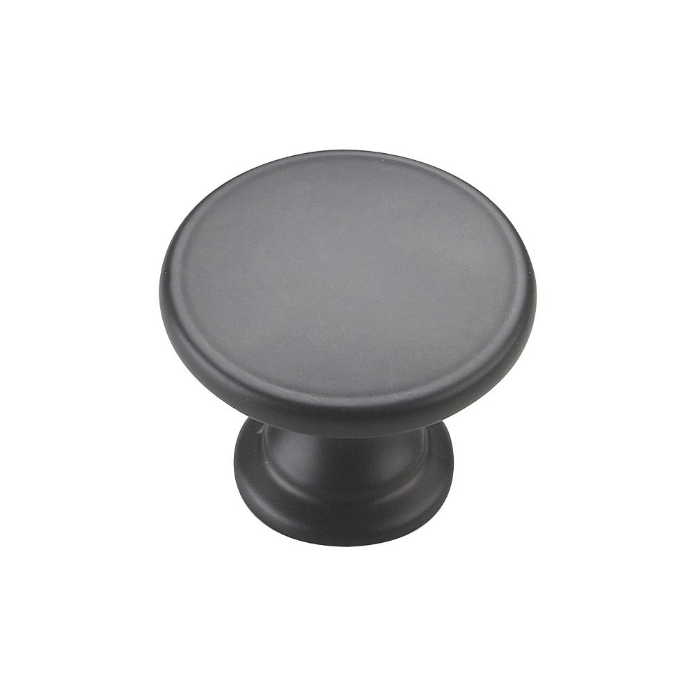 Richelieu 1 3/4 in (45 mm) Black Transitional Knob The Home