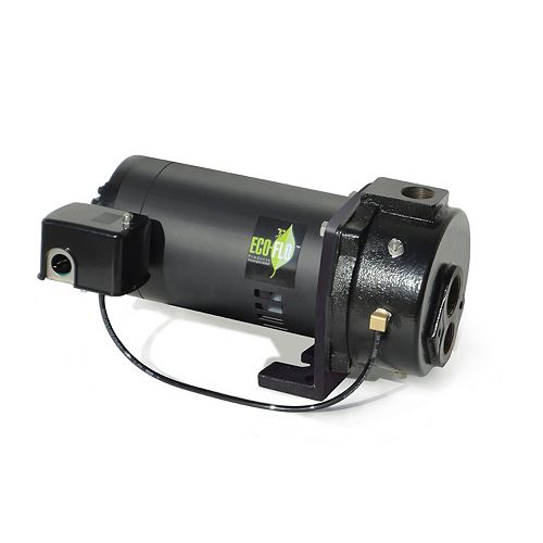 Convertible Well Jet Pump, 1HP, CI, w/ejector