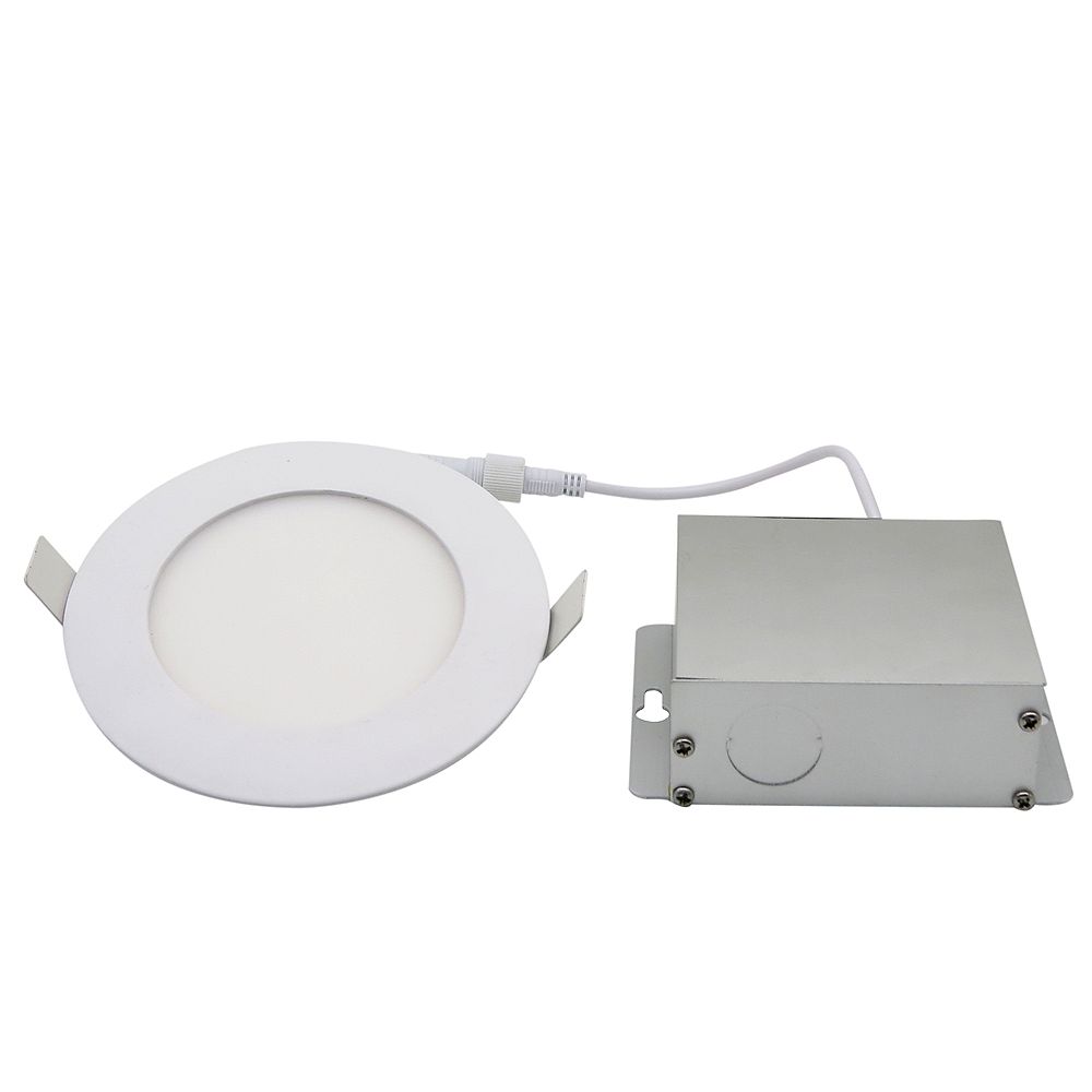 Strak LED 4-inch Integrated PURE White 6000K Dimmable LED Recessed