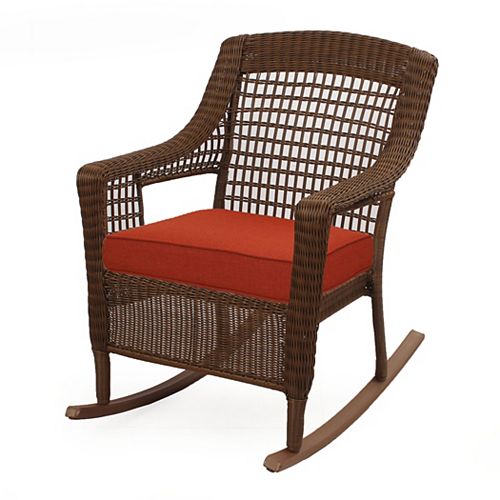 Red Patio Rocking Chairs, Rocking Patio Chair Canada
