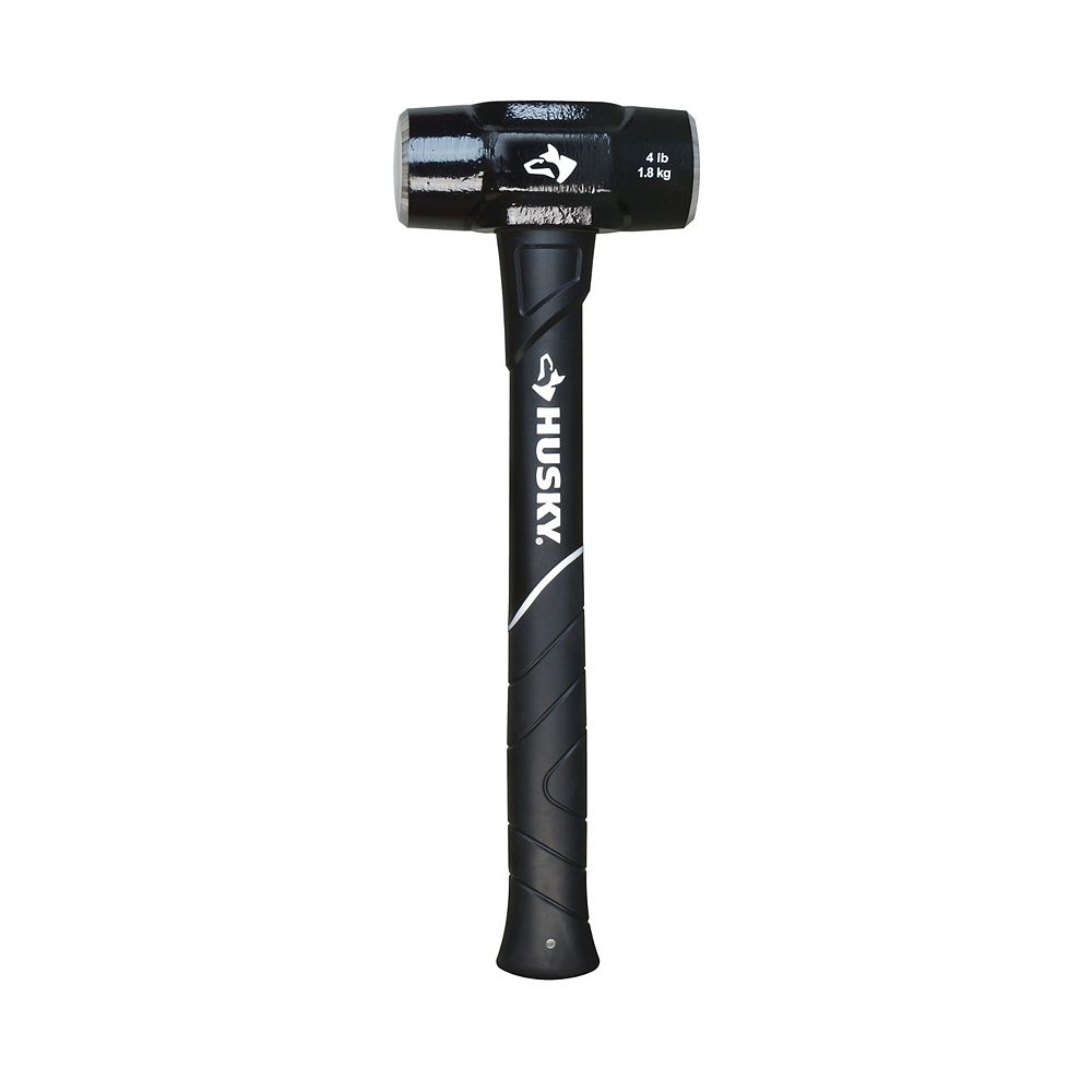 Husky 4 lb. Engineer Hammer with 14inch Fiberglass Handle The Home