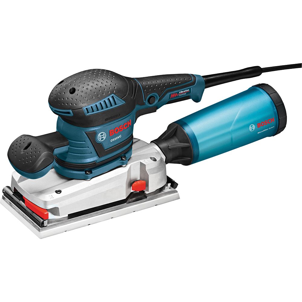 Bosch 120V Corded Electric Orbital Sander Kit with Vibration Control
