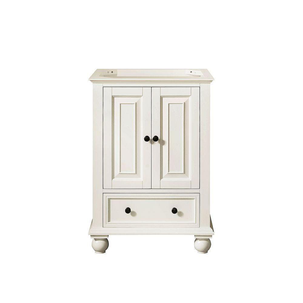 Avanity Thompson 24-inch Vanity Cabinet in French White | The Home ... French Bathroom Cabinet