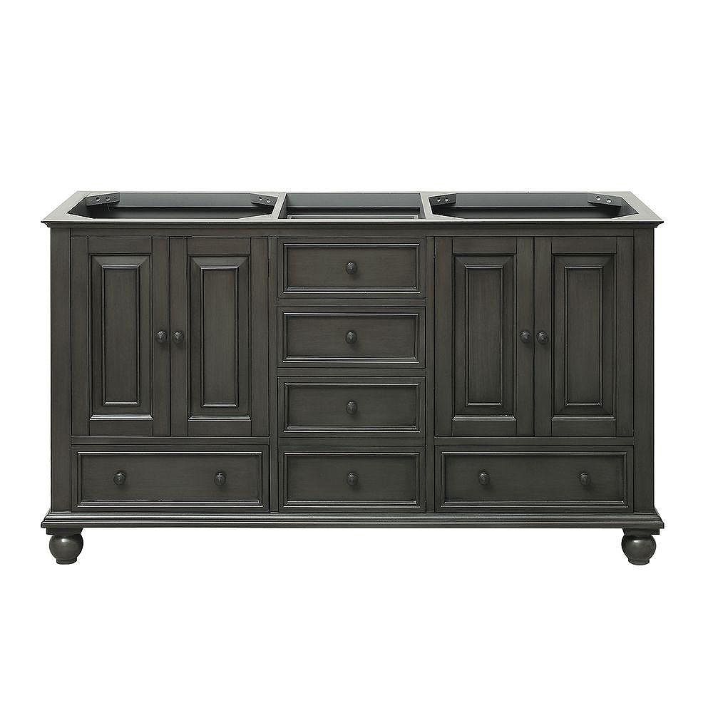 Avanity Thompson 60inch Double Vanity in Charcoal Glaze The