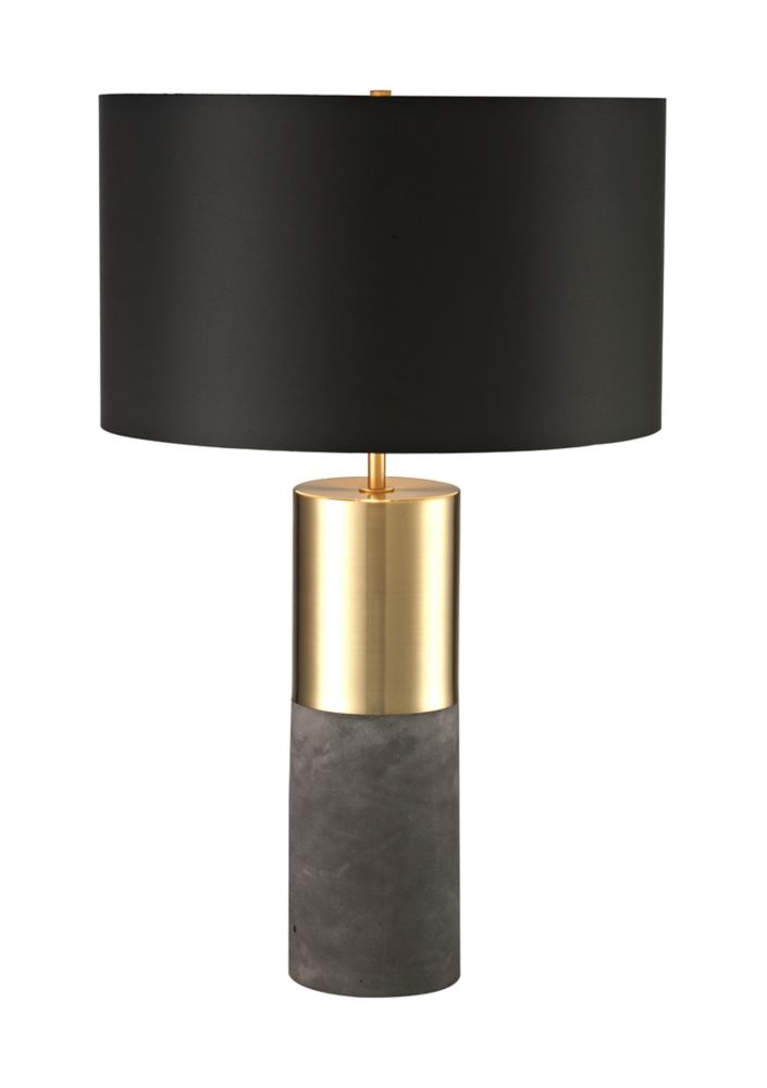 black and gold table lamp