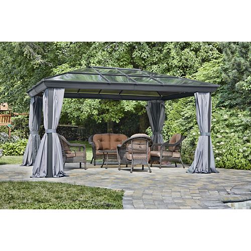 Venus Gazebo 12 Ft. x 16 Ft. in Slate