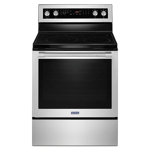 6.4 cu. ft. Electric Range with Convection Oven in Stainless Steel