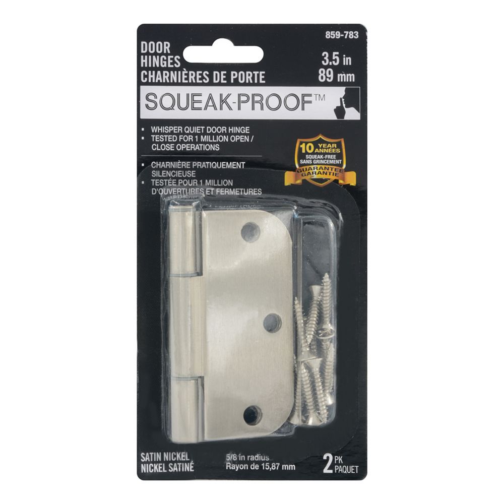 SQUEAK PROOF 3.5inch. HINGE 5/8 (2Pack) SNÂ The Home Depot Canada