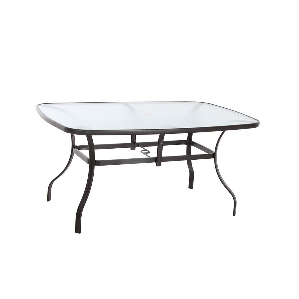 Hampton Bay 60 Inch X 38 Inch Patio Dining Table The Home Depot Canada