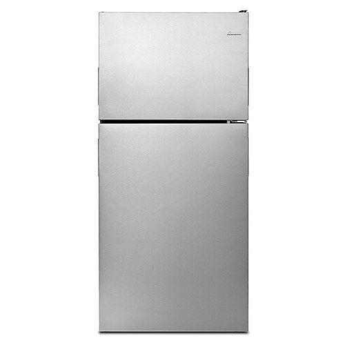 30-Inch W 21 cu.ft. Top Freezer Refrigerator in Stainless Steel