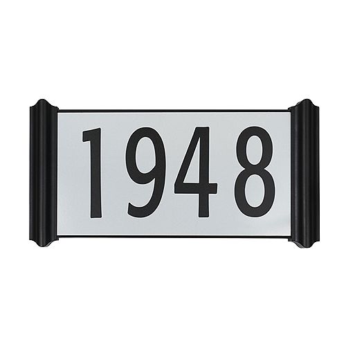 Contemporary Easy Install Address Plaque