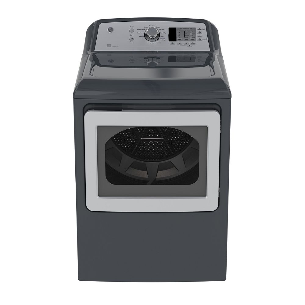 GE 7.4 IEC cu. ft. Front Load Matching Dryer in Diamond Grey The Home