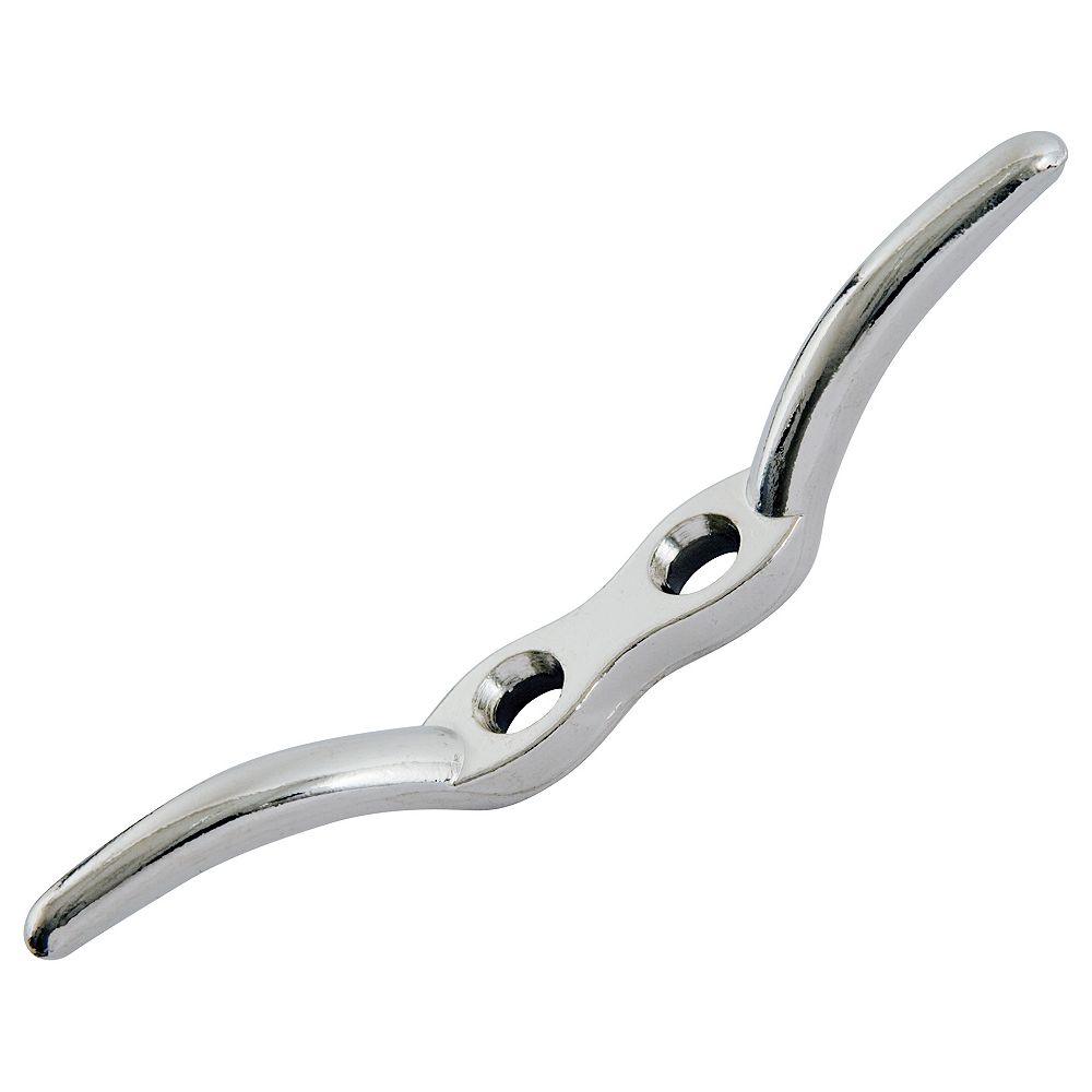 Everbilt 41/2 inch NickelPlated Rope Cleat 2Piece The Home Depot