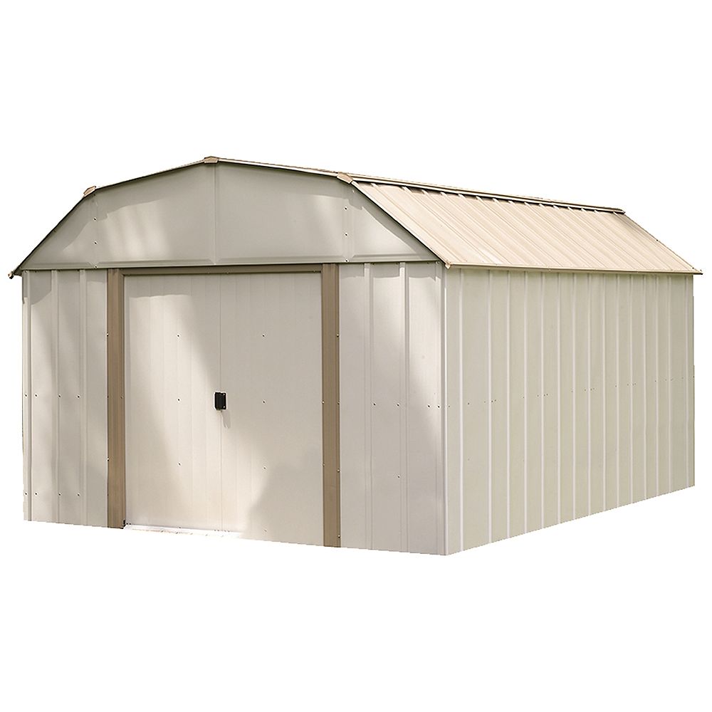Arrow Lexington 10 ft. x 14 ft. Steel Storage Shed | The Home Depot Canada
