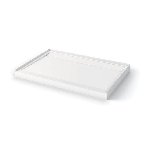 Distinct 48 48L x 32W x 4H Rectangular Acrylic Shower Base in White