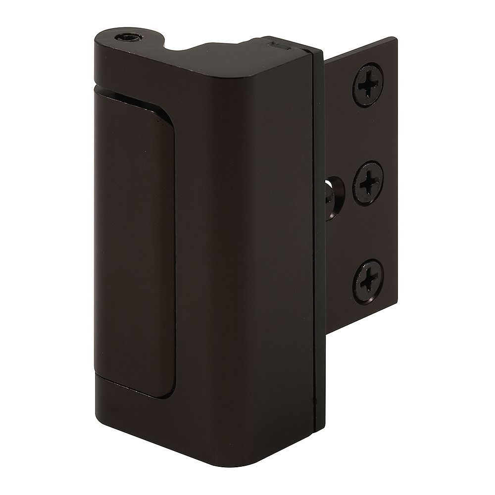 PrimeLine Door Reinforcement Lock, 3 in. Stop, Aluminum Construction