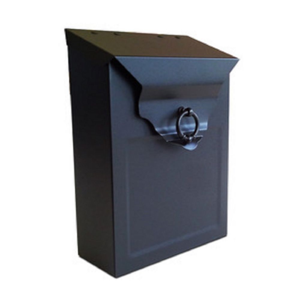Bristol Vertical Mailbox Black The Home Depot Canada